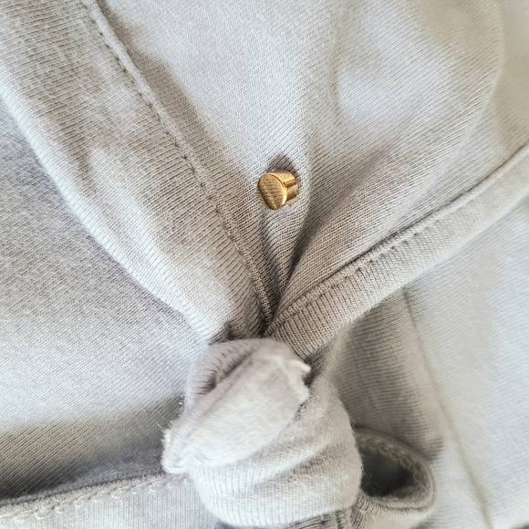 Cuyana Asymmetrical Blue Overlay Dress - Picture 11 of 12